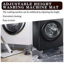 Adjustable Anti-Vibration Pads for Washing Machine and Refrigerator Base (4 Pc)