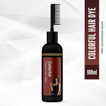 Revitalize Your Hair with Colorful Plant Hair Dye 100ml Comb Shampoo