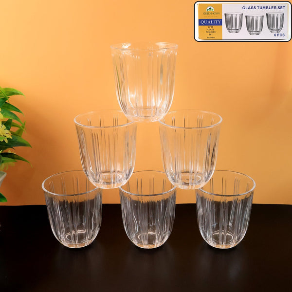 Luxury Clear Glass Tumbler Set